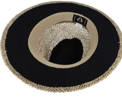 Hot Jaxon & James Seagrass Straw Safari Fedora Natural Straw Hat -