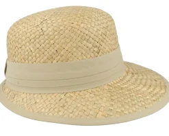 Straw Hat-Seeberger Seagrass Visor Natural Straw Hat -
