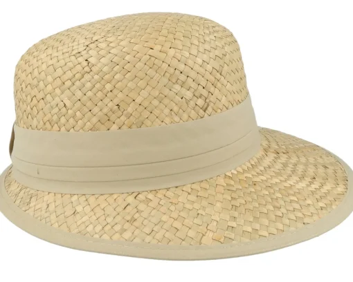 Straw Hat-Seeberger Seagrass Visor Natural Straw Hat -