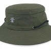 Buckets-Rip Curl Searchers Tech Mid Brim Hat Dark Green Bucket -