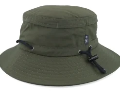 Buckets-Rip Curl Searchers Tech Mid Brim Hat Dark Green Bucket -