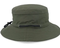 Buckets-Rip Curl Searchers Tech Mid Brim Hat Dark Green Bucket -