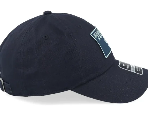 Dad Cap-Fanatics Seattle Kraken Authentic Pro Rink Prime Navy Dad Cap - Blue
