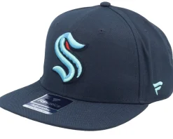 Snapback-Fanatics Seattle Kraken Core Athl Navy Snapback -