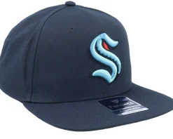 Snapback-Fanatics Seattle Kraken Core Athl Navy Snapback -
