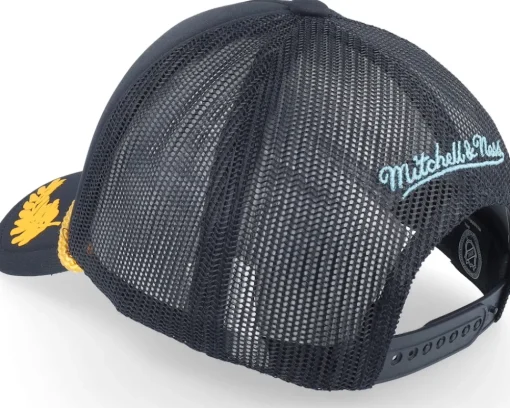 Best Mitchell & Ness Seattle Kraken Gold Leaf Trucker - Black