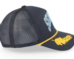 Best Mitchell & Ness Seattle Kraken Gold Leaf Trucker - Black