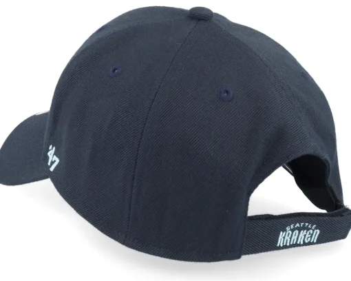Outlet 47 Brand Seattle Kraken NHL MVP Navy Adjustable -
