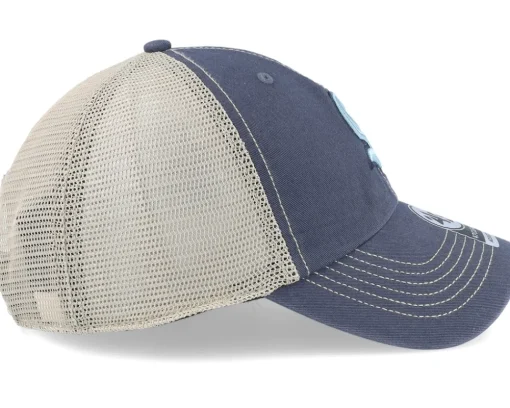 Trucker-47 Brand Seattle Kraken NHL Trawler Clean Up Vintage Navy Trucker -
