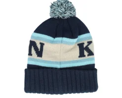 Pom Beanies-American Needle Seattle Kraken Pillow Line Navy/Ivory/Seafoam Pom - Blue