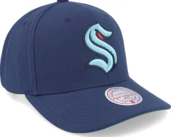 Sale Mitchell & Ness Seattle Kraken Team Ground 2.0 Pro Navy Adjustable -