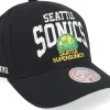 Adjustable-Mitchell & Ness Seattle Supersonics Big Time Pro A-frame Adjustable - Black