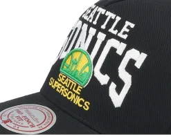 Adjustable-Mitchell & Ness Seattle Supersonics Big Time Pro A-frame Adjustable - Black