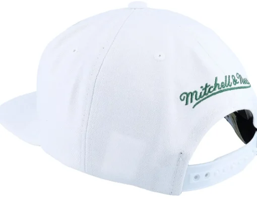 Snapback-Mitchell & Ness Seattle Supersonics Core Basic White Snapback -