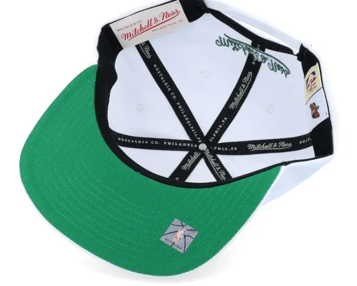 Snapback-Mitchell & Ness Seattle Supersonics Core Basic White Snapback -