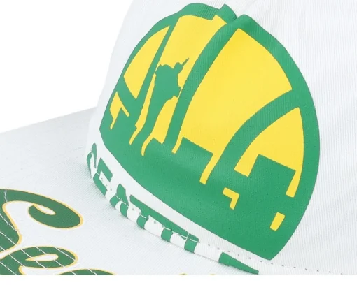 Best Mitchell & Ness Seattle Supersonics In Your Face Deadstock Hwc Snapback - White