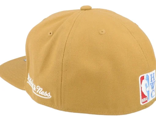 Sale Mitchell & Ness Seattle Supersonics Sand And Sky Tan Fitted - Beige