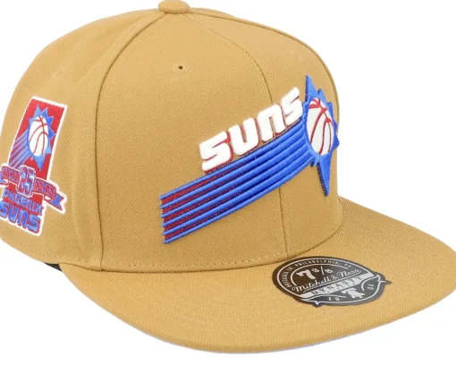 Sale Mitchell & Ness Seattle Supersonics Sand And Sky Tan Fitted - Beige