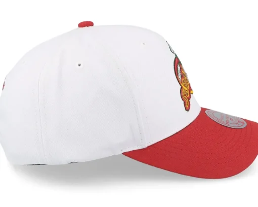 Adjustable-Mitchell & Ness Seattle Supersonics Team 2 Tone 2.0 Pro /Red Adjustable - White