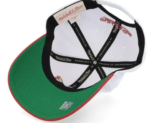 Adjustable-Mitchell & Ness Seattle Supersonics Team 2 Tone 2.0 Pro /Red Adjustable - White