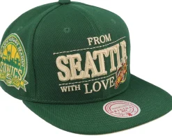 Snapback-Mitchell & Ness Seattle Supersonics With Love Hwc Snapback - Green