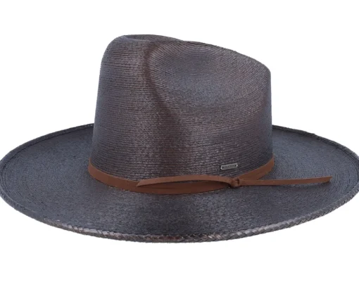 Hot Brixton Sedona Reserve Cowboy Ha Deep Brown Straw Hat -