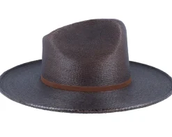 Hot Brixton Sedona Reserve Cowboy Ha Deep Brown Straw Hat -