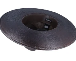 Hot Brixton Sedona Reserve Cowboy Ha Deep Brown Straw Hat -
