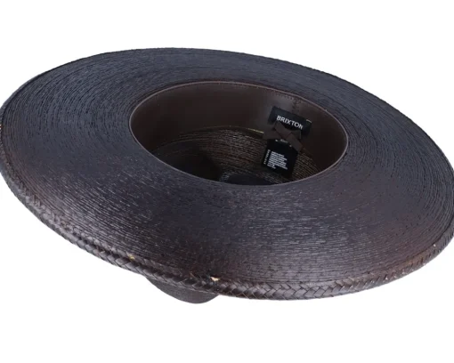 Hot Brixton Sedona Reserve Cowboy Ha Deep Brown Straw Hat -
