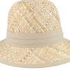 Straw Hat-Seeberger Seegrass Small Bell Natural Straw Hat -