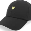 Dad Cap-Lyle & Scott Seersucker Baseball Cap Jet Black Dad Cap -