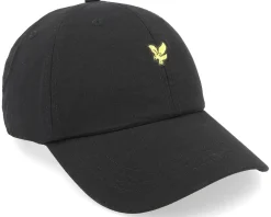 Dad Cap-Lyle & Scott Seersucker Baseball Cap Jet Black Dad Cap -