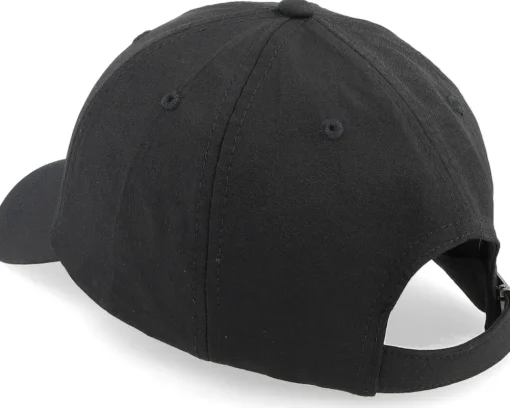 Dad Cap-Lyle & Scott Seersucker Baseball Cap Jet Black Dad Cap -