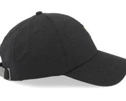 Dad Cap-Lyle & Scott Seersucker Baseball Cap Jet Black Dad Cap -