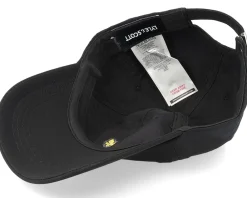 Dad Cap-Lyle & Scott Seersucker Baseball Cap Jet Black Dad Cap -