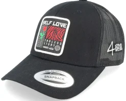 Hot 4REAL Self Love Patch Black Trucker -