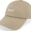 Dad Cap-HUF Set Cv 6 Panel Hat Biscuit Dad Cap -