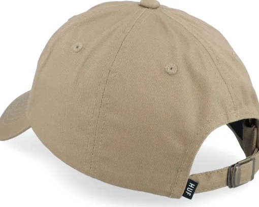 Dad Cap-HUF Set Cv 6 Panel Hat Biscuit Dad Cap -