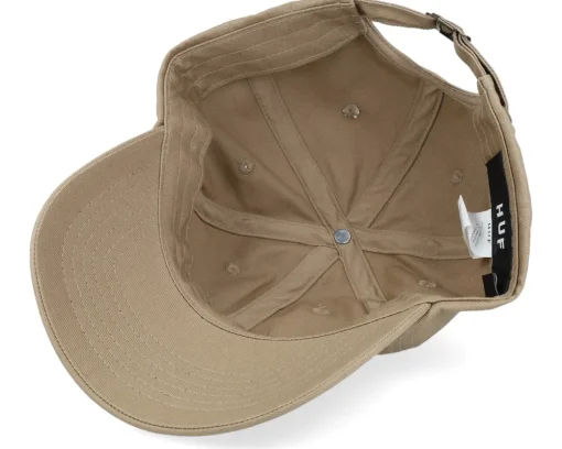Dad Cap-HUF Set Cv 6 Panel Hat Biscuit Dad Cap -