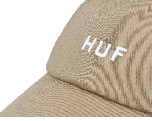 Dad Cap-HUF Set Cv 6 Panel Hat Biscuit Dad Cap -
