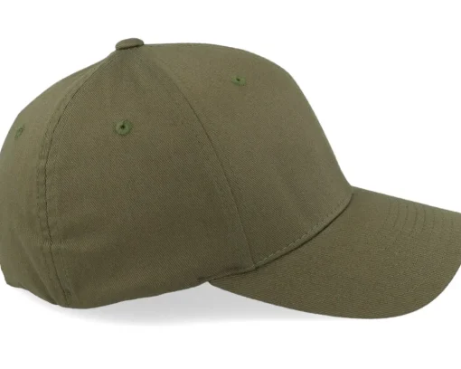 Flexfit-Iconic Set Sail Anchor Wooly Combed Olive Flexfit - Green