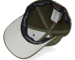 Flexfit-Iconic Set Sail Anchor Wooly Combed Olive Flexfit - Green