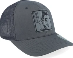 Trucker-Yu-Gi-Oh! Seto Kaiba Engraved Trucker - Yu-Gi-Oh Grey