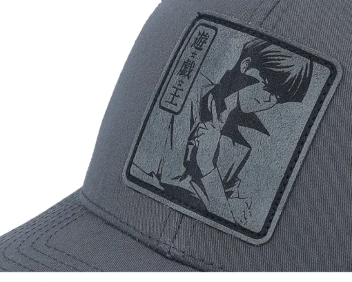 Trucker-Yu-Gi-Oh! Seto Kaiba Engraved Trucker - Yu-Gi-Oh Grey