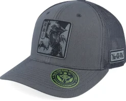 Trucker-Yu-Gi-Oh! Seto Kaiba Engraved Trucker - Yu-Gi-Oh Grey
