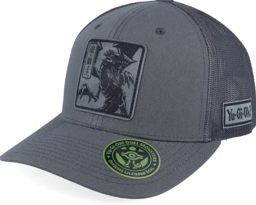 Trucker-Yu-Gi-Oh! Seto Kaiba Engraved Trucker - Yu-Gi-Oh Grey