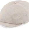 Flat Caps-Mayser Seven Leinen Beige-gem Flat Cap -