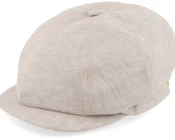 Flat Caps-Mayser Seven Leinen Beige-gem Flat Cap -