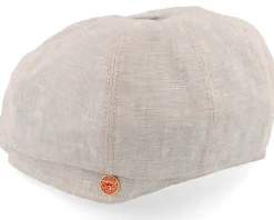 Flat Caps-Mayser Seven Leinen Beige-gem Flat Cap -