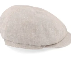 Flat Caps-Mayser Seven Leinen Beige-gem Flat Cap -